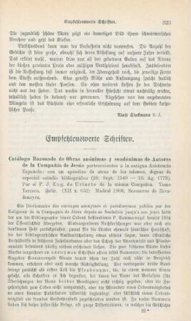 323-349 Empfehlenswerthe Schriften