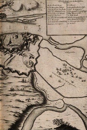 [Differents plans de fortifications, batailles, et vuës de differentes villes], [3]. [Riga]