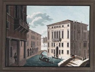 'Casa Martens in Venezia - C. Martens f(ecit)' Aquarell