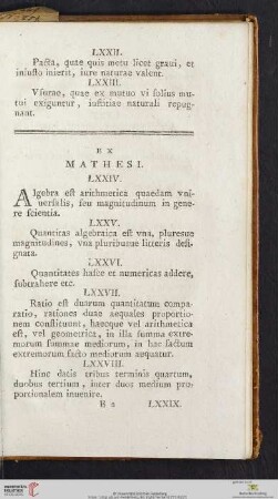 Ex Mathesi