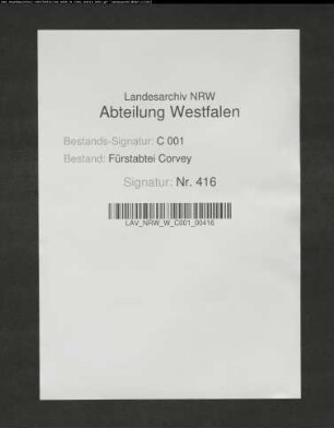 Beabsichtigte Wiedereinlösung der verpfändeten Hälften von Marsberg, Kogelnberg und Volkmarsen