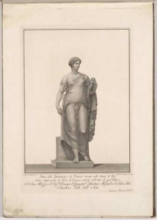 Statua della Speranza o di Venere (Die Flora Farnese), aus der Folge "Choix des meilleures statues antiques"