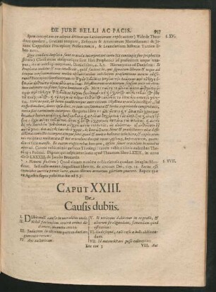 Caput XXIII. De Causis dubiis.