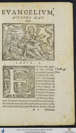 EVANGELIUM AUTHORE MATthæo