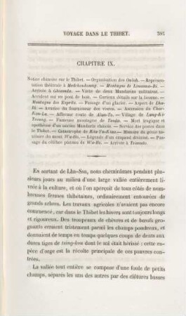 Chapitre IX. Notice chinoise sur le Thibet. - Organisation ...