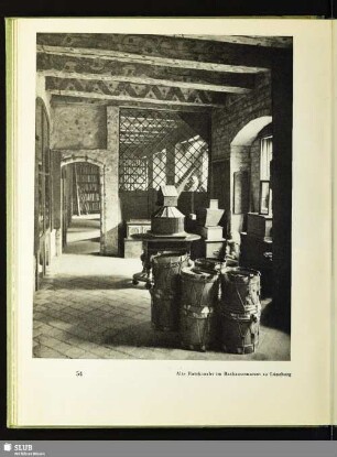 Alte Ratskanzlei im Rathausmuseum zu Lüneburg