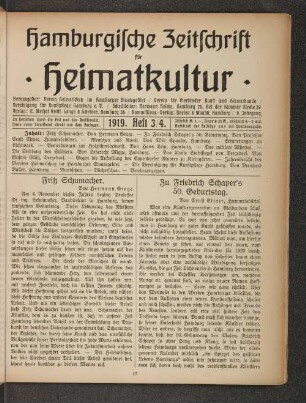 1919. Heft 3/4.