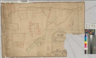 Siersdorf. An XIII. Camp de Veterans. Plan géométrique d'une partie du Château de L' ex Commanderie de Siersdorf