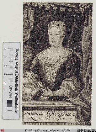 Bildnis Sophie Dorothea, Königin in Preußen, geb. Prinzessin von Braunschweig-Hannover