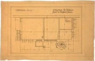 Billing, Hermann; Baden-Baden, Kapuzinerstr. 2; Hofgebäude für Madame Marie Dupressoir - Werkplan