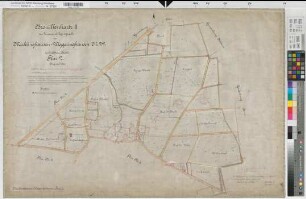 Merklinghausen (Erwitte), Zusammenlegung Merklinghausen-Wiggeringhausen, Brouillonkarte II Flur 2