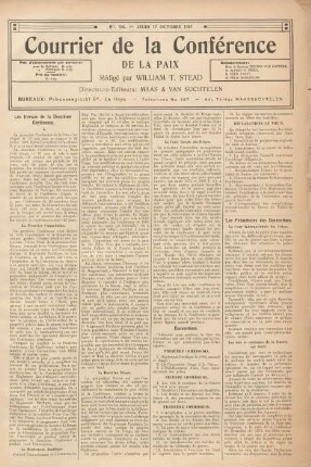 No. 106. Jeudi 17 Octobre 1907