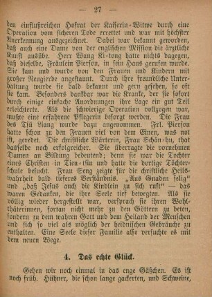 4. Das echte Glück
