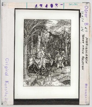 Albrecht Dürer: Marienleben, Flucht nach Ägypten