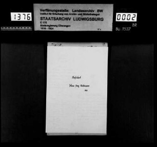 Bürgerrechtsangelegenheiten zu Oberfischach
