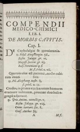 Lib. I. De Morbis Capitis.