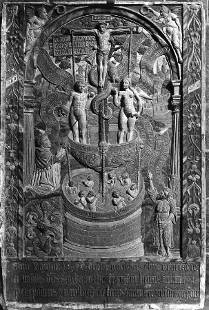 Epitaph für Segebade Clüver : Epitaph für Segebade Clüver (1547). Bremen, Dom Sankt Petri, Vorhalle