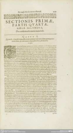 SECTIONIS PRIMAE, PARTIS QUARTAE, LIBER SECUNDUS,