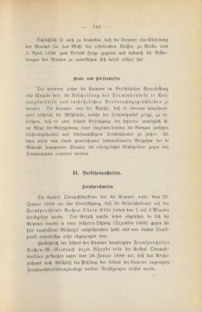 II. Verkehrsanstalten.