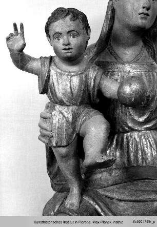 Thronende Madonna mit Kind