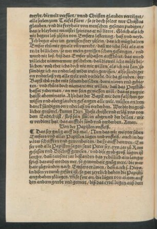 Von der Papisten unfleiß.