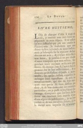 Livre Huitième.
