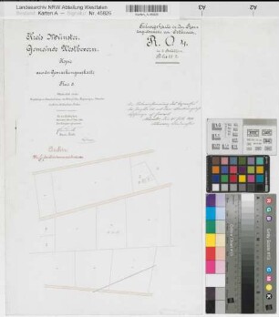 Ostbevern (Ostbevern), Rentengutsache Ostbevern, Bl. 2 Teilungskarte Westbevern Flur 6