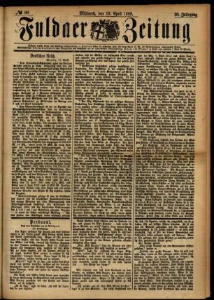 Ausgabe vom Mittwoch, den 19. April 1893.