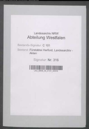 Beschwerde der residierenden Kapitularen des Stifts Herford beim Kurfürsten von Brandenburg über die Nichtbeachtung der Wahlkapitulation seitens der Äbtissin