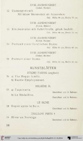 Kunstblätter (Nr. 76-90)