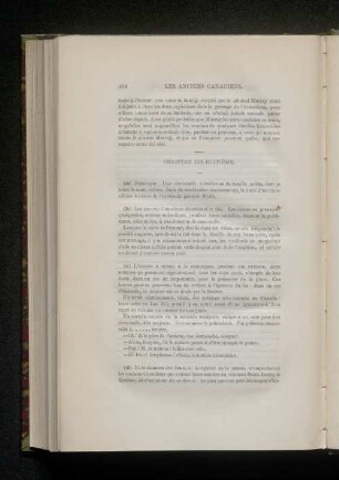 Notes du Chapitre Chapitre Dix-Huitieme