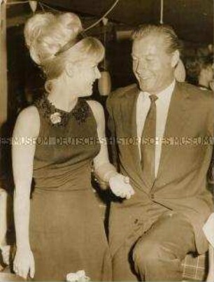 Heidi Brühl und Lex Barker