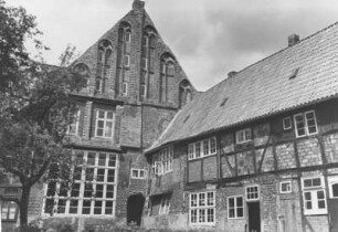 Hansestadt Lüneburg. Norddeutsches Backsteinhaus