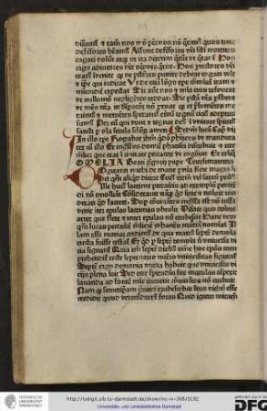 Omelia beati Gregorii pape trigesimatertia.