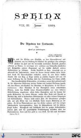 Heft 1, Januar 1889