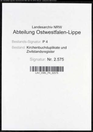 Kirchenbuchduplikate der katholischen Gemeinde Grönebach (GHT 1844-1857). (Gemeinde: Grönebach, katholische Gemeinde)