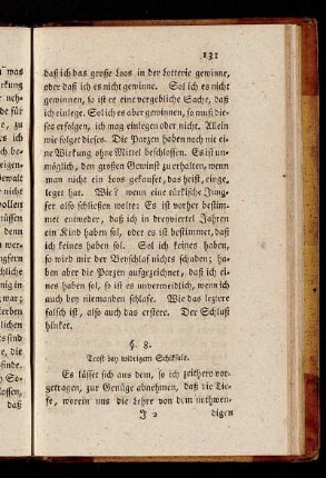 §. 8. Trost bey widrigem Schiksale.
