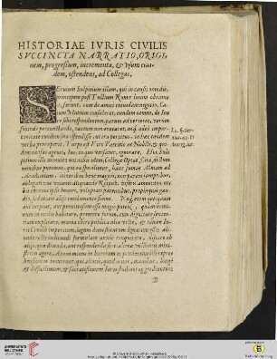 Historiae Iuris Ciuilis