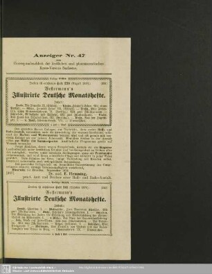Anzeiger Nr. 47