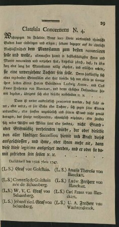 Clausula Concernens N. 4