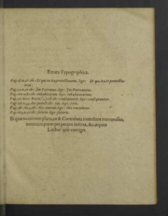 Errata Typographica.