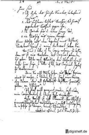 31: Brief von Johannes Müller an Johann Wilhelm Ludwig Gleim