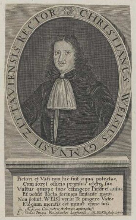 Bildnis des Christianus Weisius