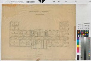 Arnsberg, Verwaltungsgericht, Obergeschoss, Grundriss