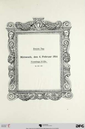 Zweiter Tag: Mittwoch, den 4. Februar 1914. Vormittags 10 Uhr. (Nr. 229-358)