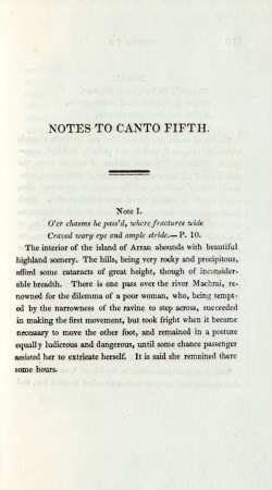 Notes to Canto Fifth