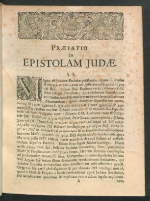 Praefatio in Epistolam Judae.