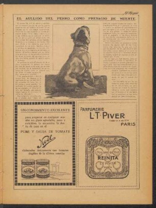 El aullido del perro como presagio de muerte