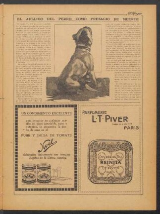 El aullido del perro como presagio de muerte