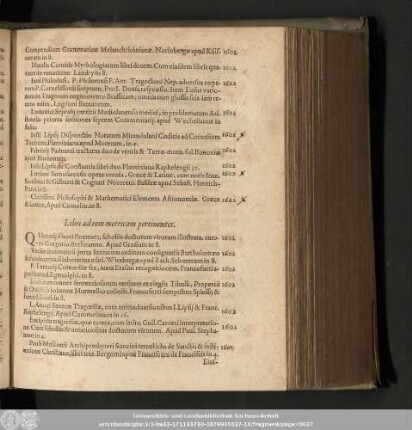 Libri ad rem metricam pertinentes.